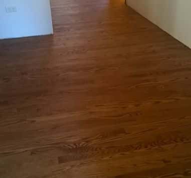 Finished Hardwood Floor Installation